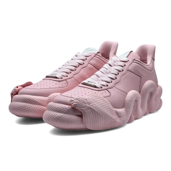 Giuseppe Zanotti Cobras Sneakers - Leather - Pink - 44.5 11.5US $995 - Picture 2 of 10
